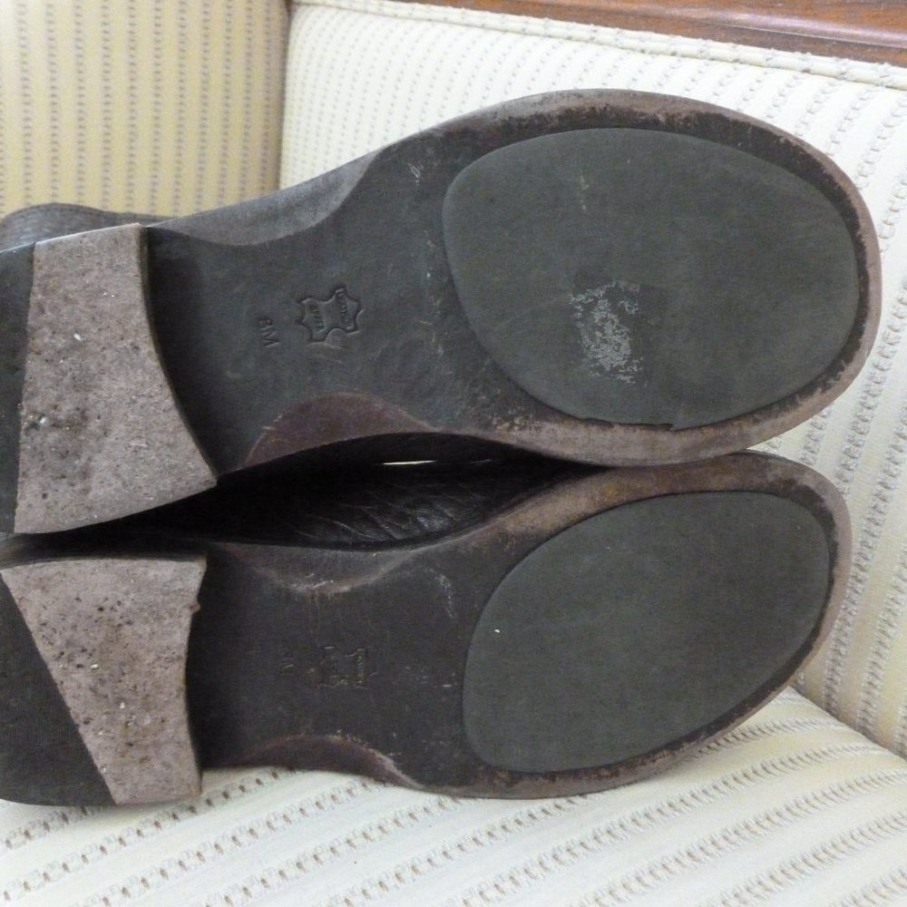 Tory Burch Suede and Leather Boots - Picture 6 of 8